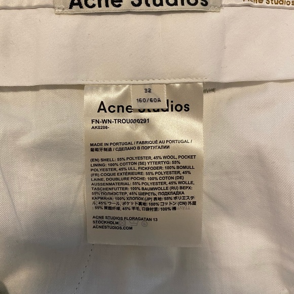 SS20 Acne Studios Pastel Green Trousers - Pristine - Picture 11 of 12